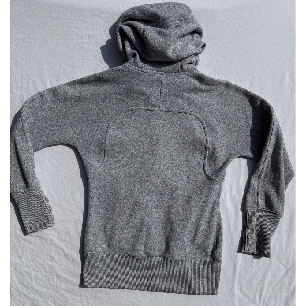 Burton Women's Dryride WB Minx Fleece Full Zip Grey Sweater Jacket Size L - Picture 3 of 6